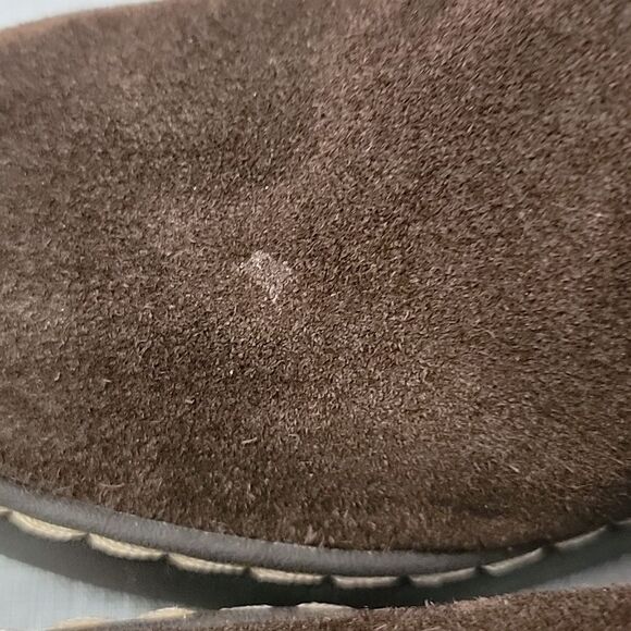 Aerosoles 2015 Front Kick Tall Brown Suede Leather Wedge Heel Boot, Women's 7.5 - Picture 8 of 11